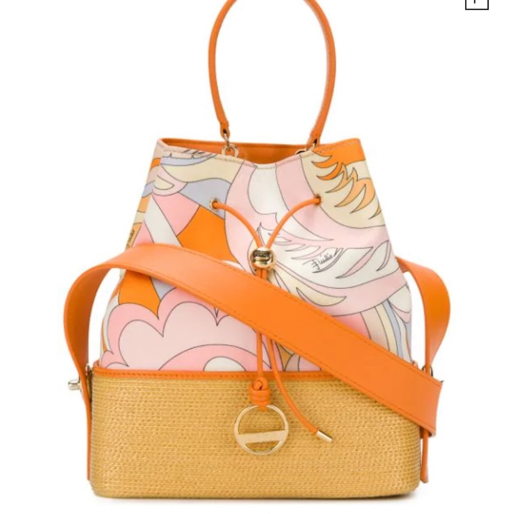 Emilio Pucci bag with the renowned acupolo print